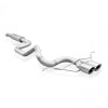 Stainless Works 2013-18 Ford Focus ST 3in Catback Vintage Round Muffler 4in Tips - FC13CB-RT