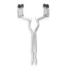 Stainless Works Legend Series Catback / X-Pipe / Black Tips - 20-23 Mustang GT500