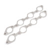 Stainless Works Big Block Chevy Round Port Header 304SS Exhaust Flanges 2-1/8in Primaries - HFBBC212