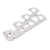 Stainless Works Ford 6.2L Square Port Shaped Header 304SS Exhaust Flanges 1-7/8in Primaries - HFFTR6.2188