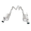 Stainless Works 2007-10 Shelby GT500 3in Catback X-Pipe Chambered Mufflers - M08GT