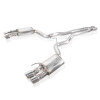 Stainless Works Redline Series Catback / Factory Connect / X-Pipe / WITH Active Exhaust - 18-23 Mustang GT