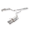 Stainless Works Redline Series Catback / Factory Connect / X-Pipe / WITH Active Exhaust - 18-23 Mustang GT