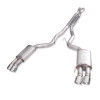 Stainless Works Redline Series Catback / Performance Connect / X-Pipe / No Active Exhaust - 18-23 Mustang GT