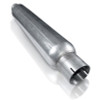 Stainless Works 3in SMOOTH TUBE MUFFLER (MILL FINISH) - ST3243