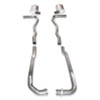 Stainless Works 1963 Corvette Exhaust 2-1/2in Factory Connect - V6313100S