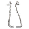 Stainless Works 1963 Corvette Exhaust 2-1/2in Factory Connect - V6313100S