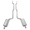 Stainless Works 1968-72 Corvette Exhaust SB 2-1/2in Factory Style Mufflers - V6872SW
