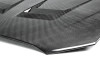 Seibon 08-12 Mitsubishi Lancer Evo X DV-Style Carbon Fiber Hood - HD0809MITEVOX-DV