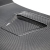 Seibon 2017 Honda Civic Type R OEM Carbon Fiber Hood - HD17HDCVR-OE