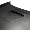 Seibon 17-18 Honda Civic Type-R OEM-Style Dry Carbon Fiber Hood - HD17HDCVR-OE-DRY