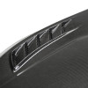 Seibon 17-20 Honda Civic Type-R (FK8) TSII Style Carbon Fiber Hood - HD17HDCVR-TSII