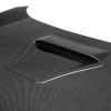 Seibon 17-20 Honda Civic Type-R (FK8) TSII Style Carbon Fiber Hood - HD17HDCVR-TSII
