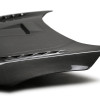 Seibon 17-20 Honda Civic Type-R (FK8) TSII Style Carbon Fiber Hood - HD17HDCVR-TSII