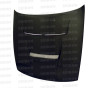 Seibon 89-94 Nissan S13/Silvia (S13) DV Style Carbon Fiber Hood - HD8994NSS13-DV