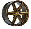 Vossen HF6-2 22x9.5 / 6x139.7 / ET20 / Deep Face / 106.1 - Tinted Matte Bronze Wheel - HF62-2G24