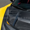 EOS ZR1 Style Carbon Fiber Hood - C8 Corvette Stingray / E-Ray / Z06 / ZR1 (HOOD-1004-BKCF)