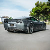 EOS Carbon Fiber Splash Guards - Rear - 05-13 C6 Corvette GS / Z06 / ZR1 (MF-590-BKCF)