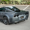 EOS Carbon Fiber Splash Guards - Front & Rear - 05-13 C6 Corvette GS / Z06 / ZR1 (MF-589-BKCF_MF-590-BKCF)