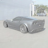 EOS Carbon Fiber Splash Guards - Front & Rear - 05-13 C6 Corvette GS / Z06 / ZR1 (MF-589-BKCF_MF-590-BKCF)