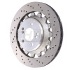 SHW 19-21 BMW M2 Competition 3.0L Right Rear Cross-Drilled Lightweight Brake Rotor (34118072020) - BRR48254