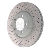 SHW 04-08 Porsche 911 GT3 w/o Ceramics Left Front Cross-Drilled Monobloc Brake Rotor (99735140990) - PFL32909