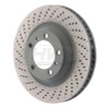 SHW 15-16 Porsche 911 Carrera4 GTS 3.8L w/o Ceramic Brake Left Frt Drill-Dimp MB Rotor (99135140301) - PFL39911