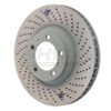 SHW 07-13 Porsche 911 Turbo w/o Ceramic Brakes Right Front Drill-Dimp MB Brake Rotor (99735140601) - PFR31004