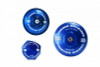 Sinister Diesel 03-07 Ford 6.0L Billet Blue Cap Kit - SD-BCK-6.0