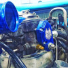 Sinister Diesel 03-07 Ford Powerstroke 6.0L Blue Spring Kit with Adjustable Billet Spring Housing - SD-FUELBLK-6.0-ADJ