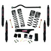 Skyjacker 2007-2018 Jeep Wrangler JK 2 Door 4WD Long Travel 3.5in-4in Lift Kit w/Black Max Shocks - JK35BPBLT