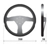 Sparco Steering Wheel 375 Suede Black - 015R375PSN Photo - Primary