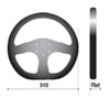 Sparco Steering Wheel P 222 Silver - 015THPUGR345 Photo - Primary