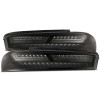 AlphaRex 16-18 Chevrolet Camaro PRO-Series LED Tail Lights Jet Black - 610010