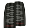 AlphaRex 99-06 Chevrolet Silverado/99-06 GMC Sierra LUXX-Series LED Tail Lights - Black - 620006 Photo - Primary