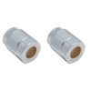 Spectre Magna-Clamp Hose Clamps 5/32in. (2 Pack) - Chrome - 1168