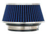 Spectre Adjustable Conical Air Filter 2-1/2in. Tall (Fits 3in. / 3-1/2in. / 4in. Tubes) - Blue - 8166
