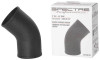 Spectre Universal Intake Elbow Tube (ABS) 3in. OD / 45 Degree - Black Textured Powdercoat - 87381K