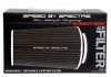 Spectre Adjustable Conical Air Filter 9-1/2in. Tall (Fits 3in. / 3-1/2in. / 4in. Tubes) - Black - 9731