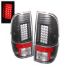 Spyder Ford Super Duty 08-15 LED Tail Lights Black ALT-YD-FS07-LED-BK - 5003898