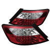 Spyder Honda Civic 06-08 2Dr LED Tail Lights Red Clear ALT-YD-HC06-2D-LED-RC - 5004512