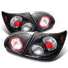 Spyder Toyota Corolla 03-08 LED Tail Lights Black ALT-YD-TC03-LED-BK - 5007360
