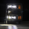 AlphaRex 04-15 Chevy 1500HD NOVA-Series LED Proj Headlights Black w/Activ Light/Seq Signal & SB DRL - 880239 User 5