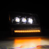 AlphaRex 03-06 Chevy Silverado 1500/2500HD/3500HD/Avalanche Alpha-Black NOVA LED Proj Headlights - 880254 User 6