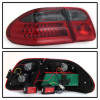 xTune Mercedes Benz W210 E-Class 96-02 LED Tail Lights Red Smoke ALT-CL-MBW210-LED-RSM - 5020659
