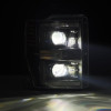 AlphaRex 08-10 Ford F250-550 LUXX-Series LED Projector Headlights Black w/Activ Light/Seq Signal - 880312 User 2