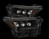 AlphaRex 2024 Toyota Tacoma NOVA-Series Projector Headlights (Pair) - Alpha-Black w/Activation Light - 880326 Photo - Primary