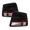 xTune Dodge Charger 06-08 LED Tail Lights Black ALT-JH-DCH05-LED-BK - 5070807