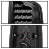 xTune Dodge Ram 02-06 1500 / Ram 2500/3500 03-06 LED Tail Light Black ALT-JH-DR02-LED-BK - 5072979