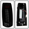 Spyder Chevy C/K Series 1500 88-98/GMC Sierra 88-98 LED Tail Lights Blk Smke ALT-YD-CCK88-LED-BSM - 5077981